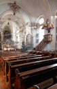 Sun rays indoors church